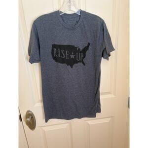 Hamilton An American broadway Musical Rise Up Shirt Medium